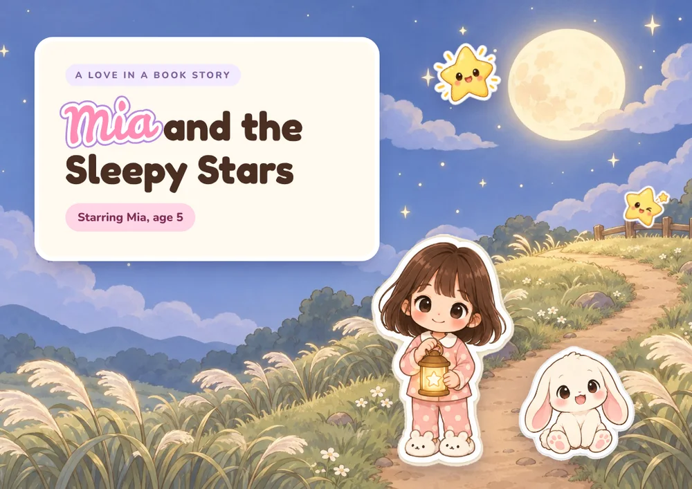 Book cover: Mia and the Sleepy Stars